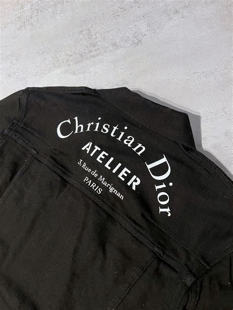 dior atelier shirt|christian Dior atelier denim jacket.